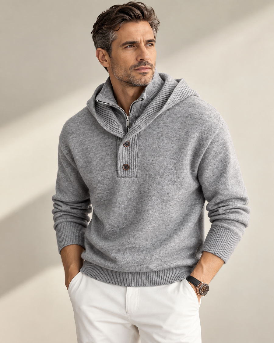 Nord Haven Hooded Knit Sweater