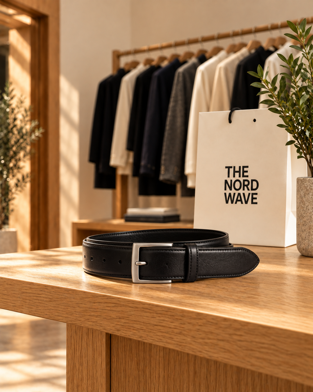 The Nord Wave editorial concept: Belts · look 5