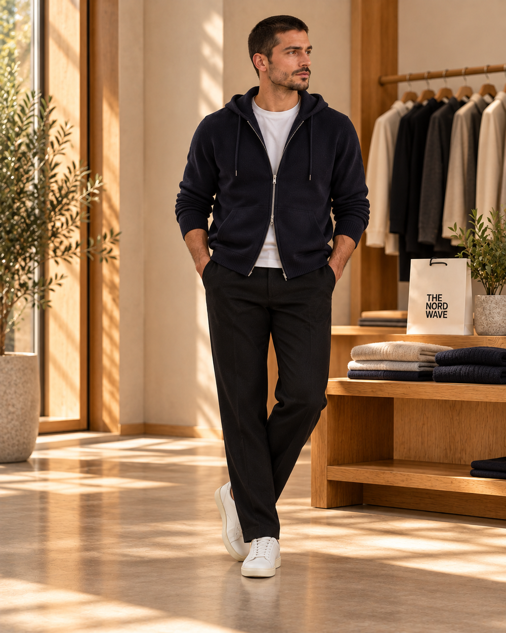 The Nord Wave editorial concept: Hoodies & Sweatshirts · look 3