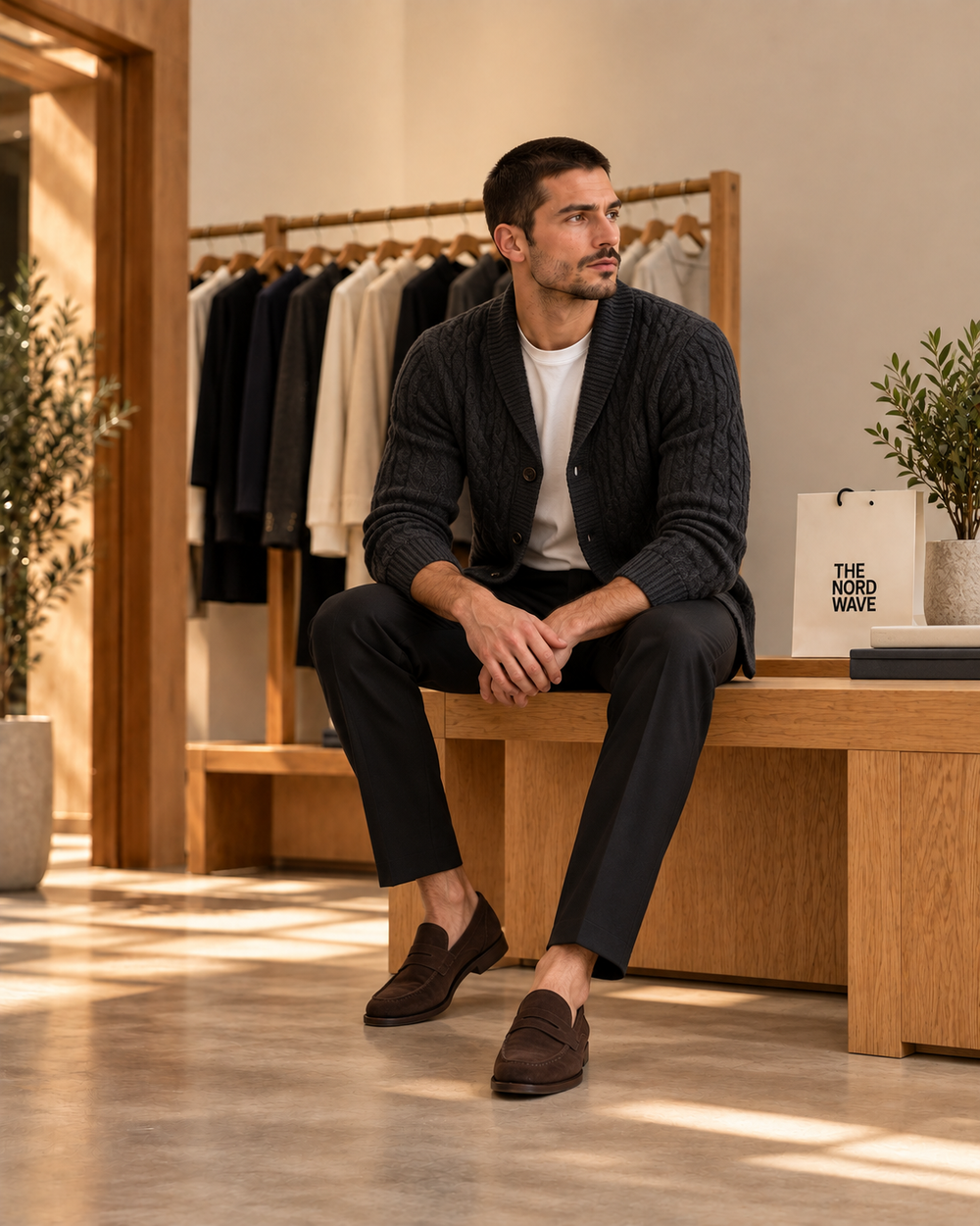 The Nord Wave editorial concept: Knitwear · look 2