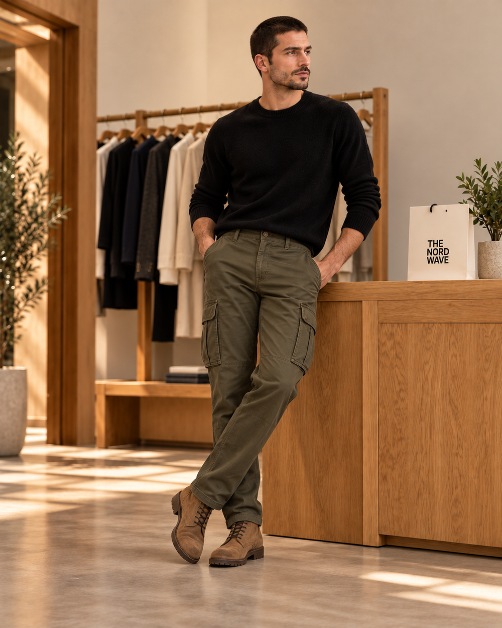 The Nord Wave editorial concept: Pants & Joggers · look 2