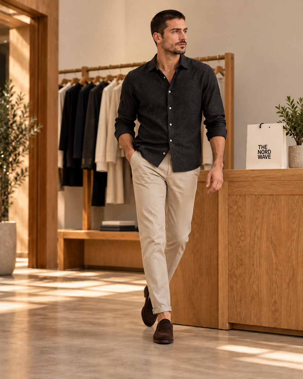 The Nord Wave editorial concept: Shirts · look 5