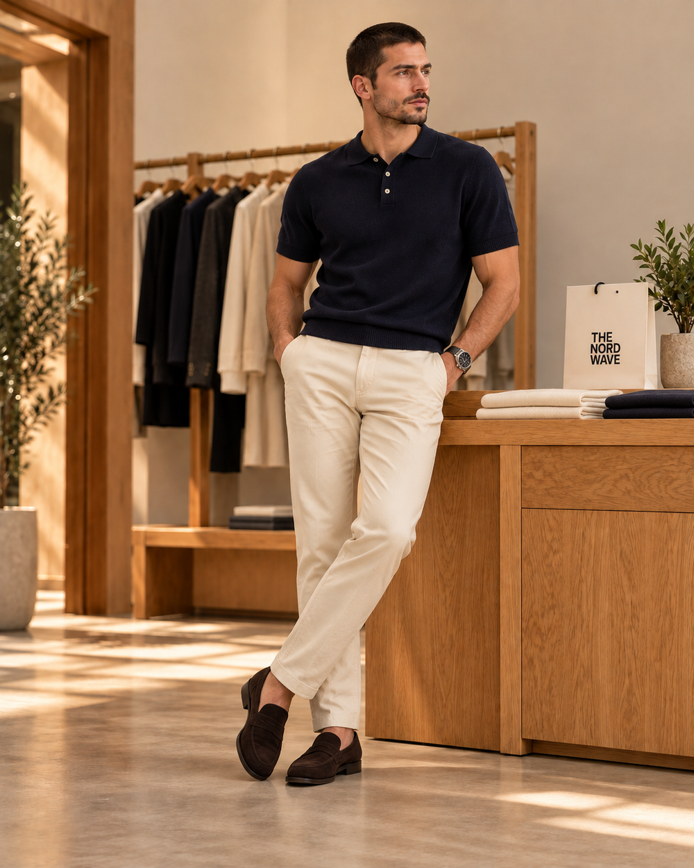 The Nord Wave editorial concept: T-Shirts & Polos · look 3