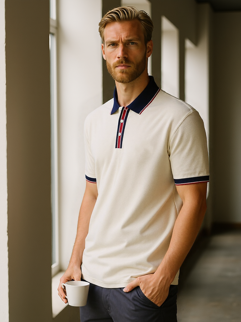 Nord Giovanni Stripe Polo