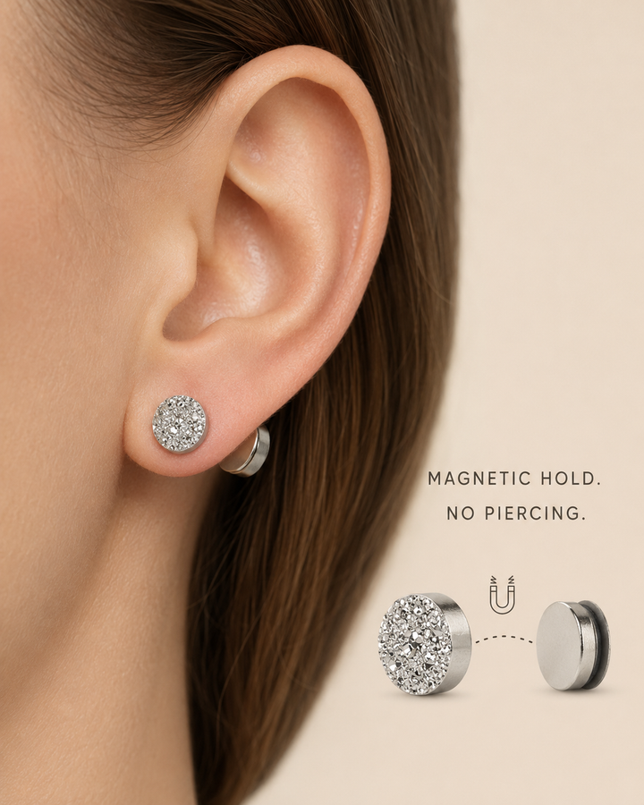 Nord Druzy Magnetic Earring — Pair