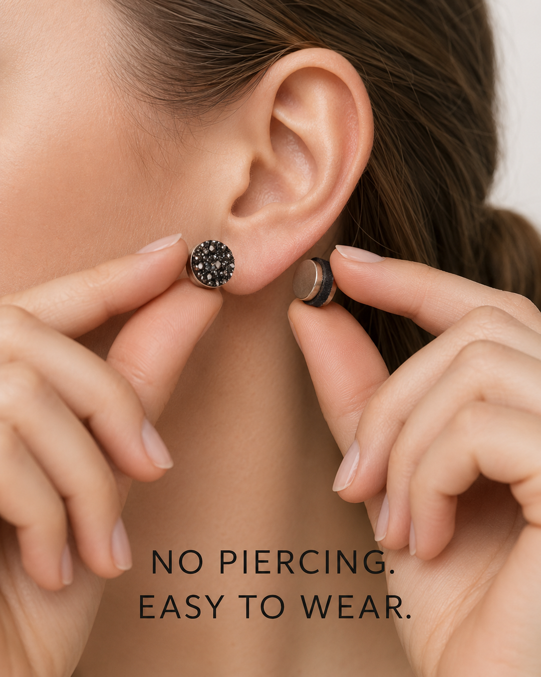 Nord Druzy Magnetic Earring — Pair