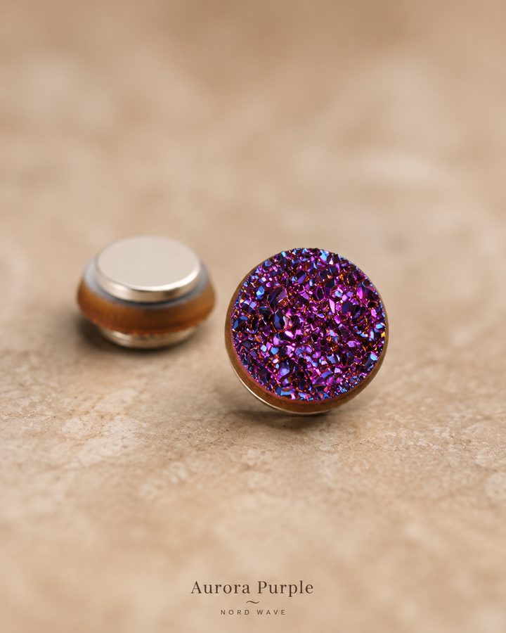 Nord Druzy Magnetic Earring — Pair