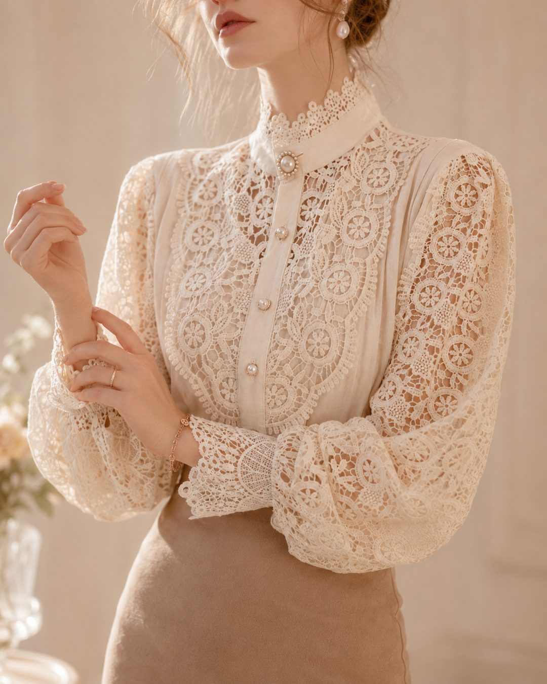 Nord Lace Bloom Blouse