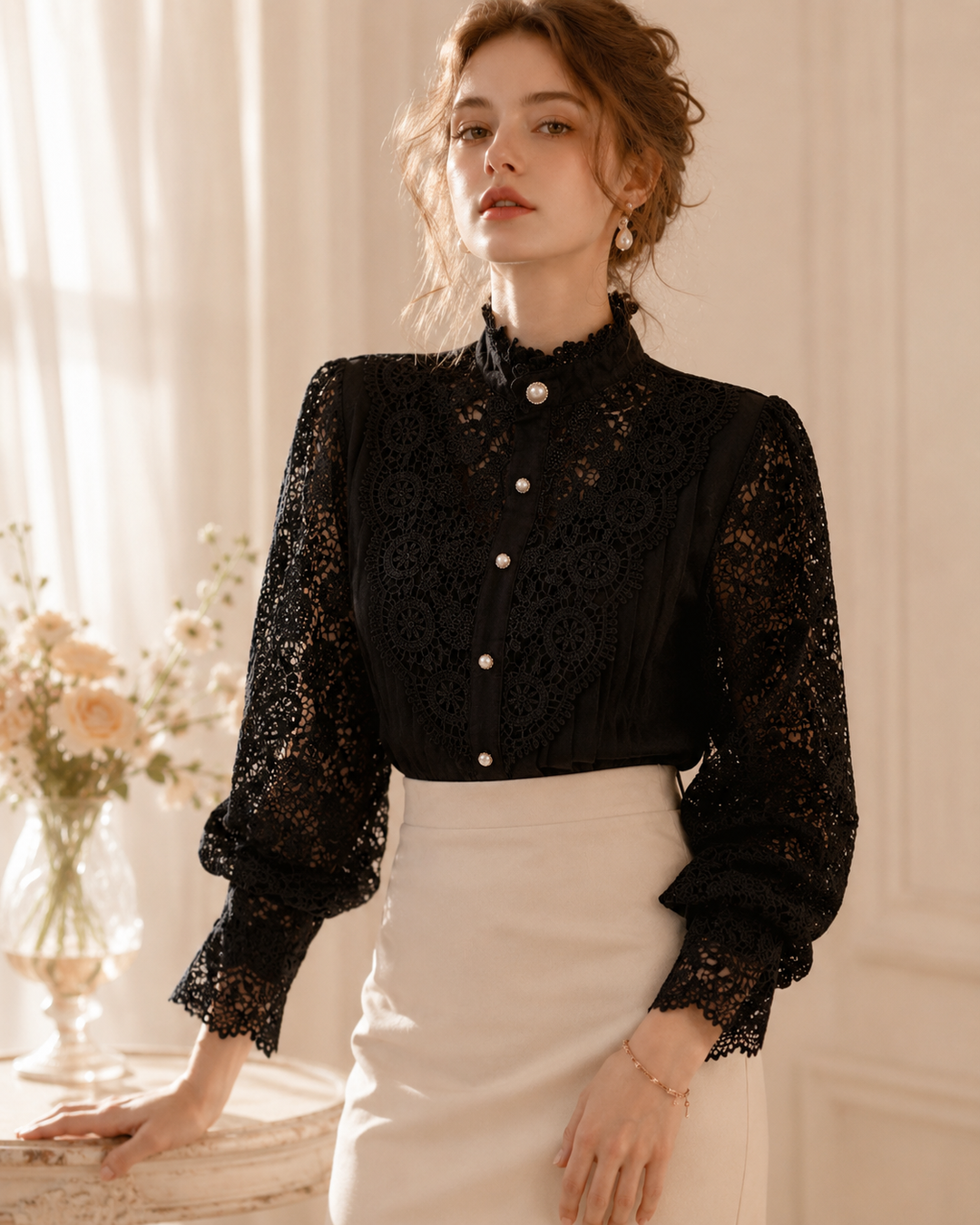 Nord Lace Bloom Blouse