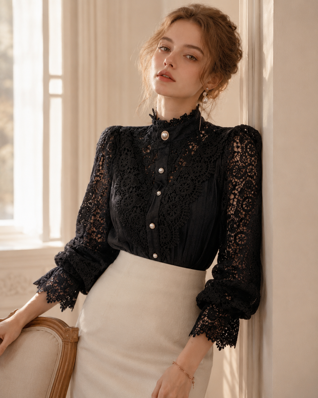 Nord Lace Bloom Blouse