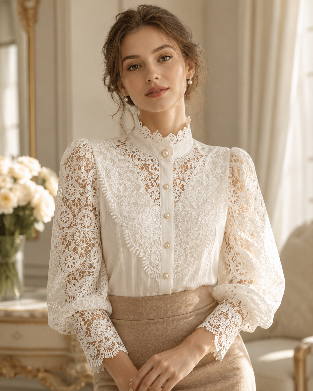Nord Lace Bloom Blouse