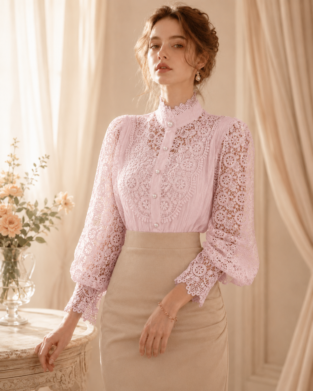 Nord Lace Bloom Blouse
