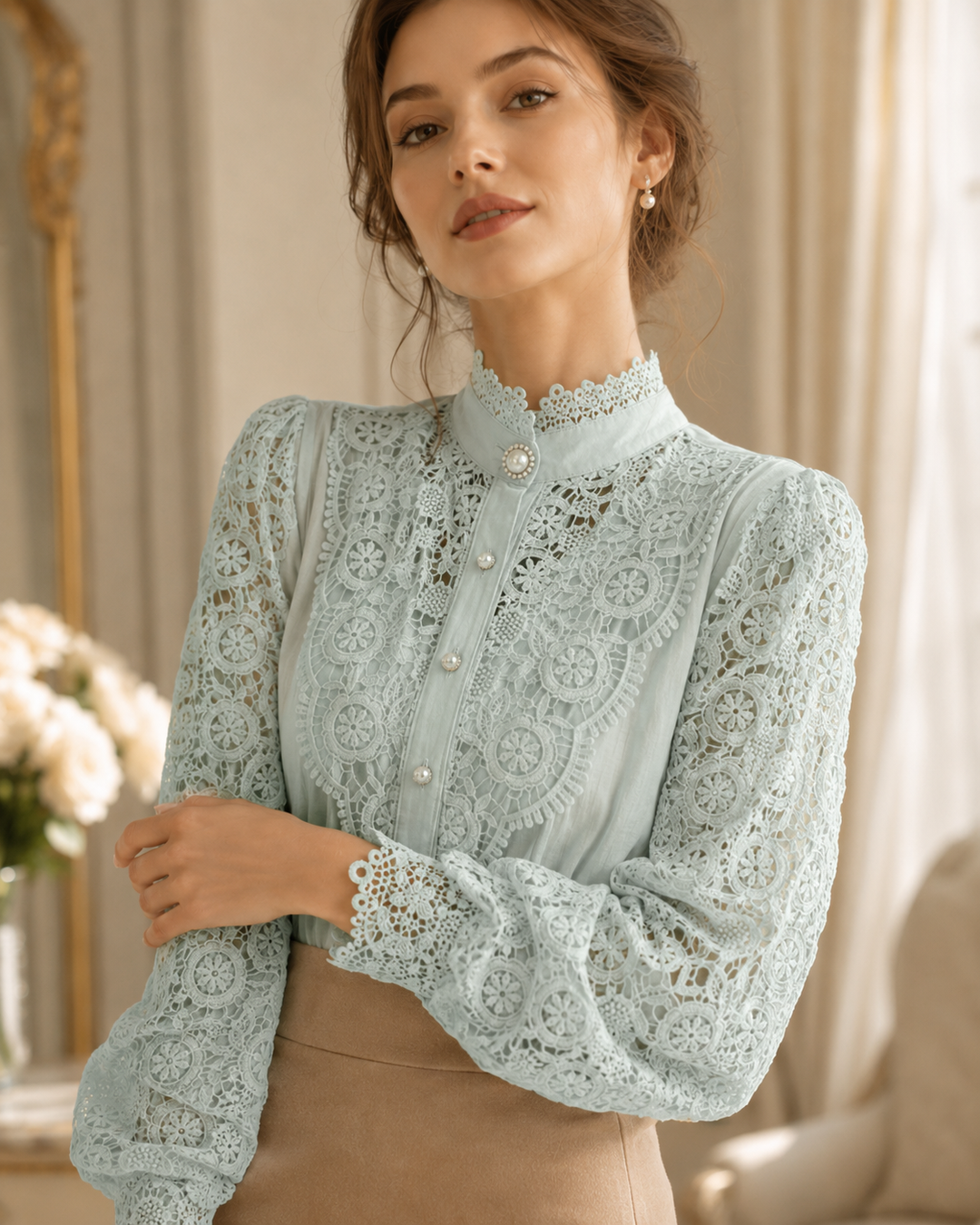 Nord Lace Bloom Blouse