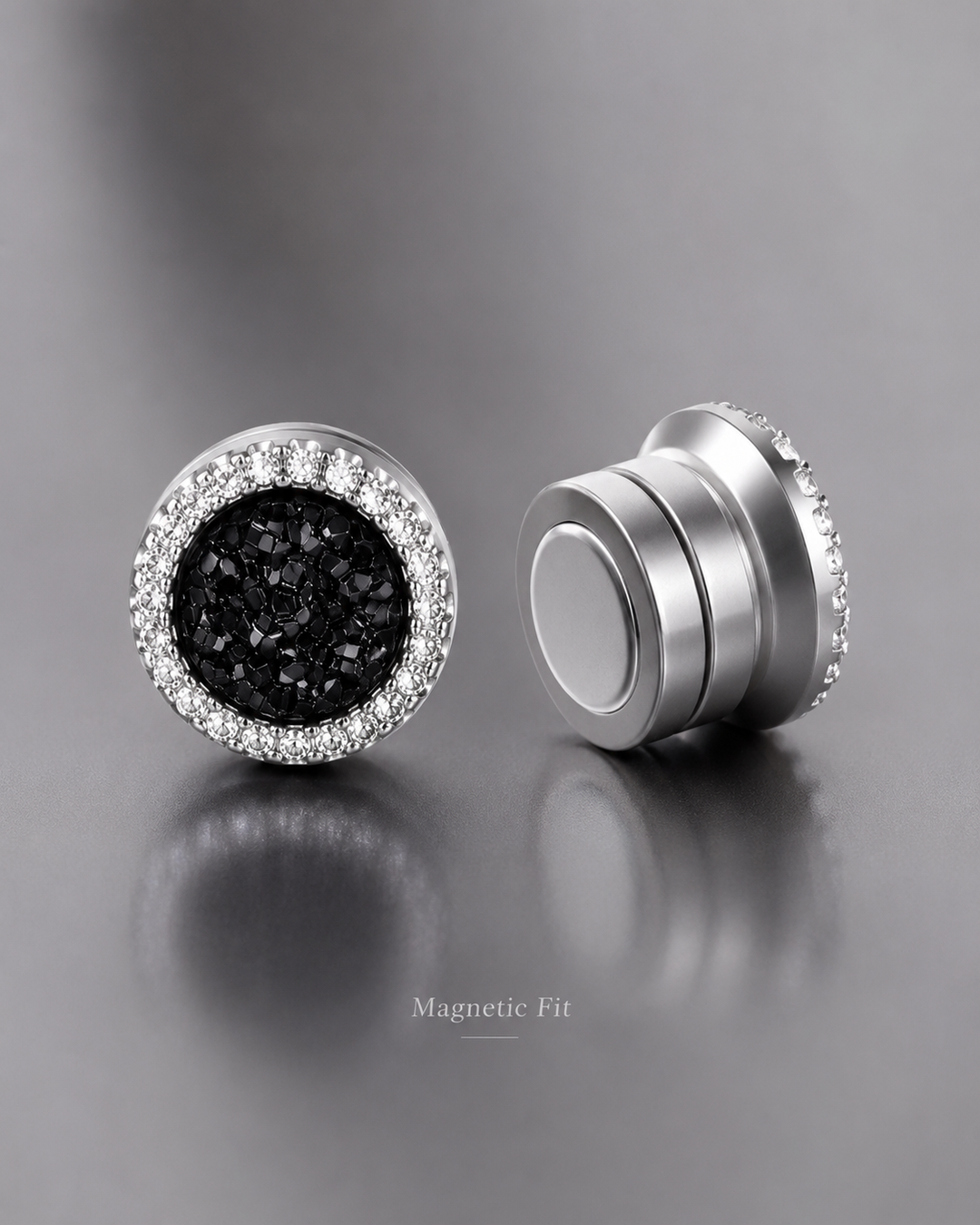 Nord Crystal Halo Magnetic Earrings