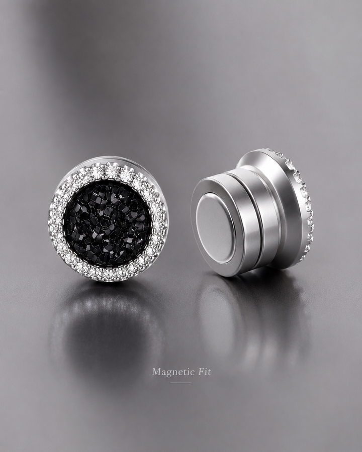 Nord Crystal Halo Magnetic Earrings
