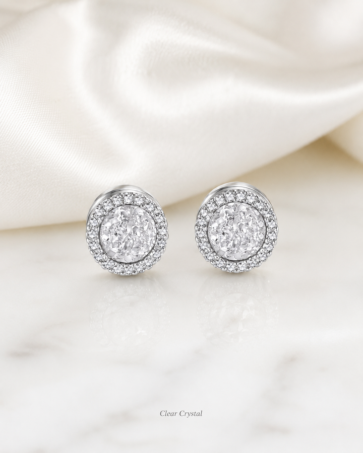 Nord Crystal Halo Magnetic Earrings