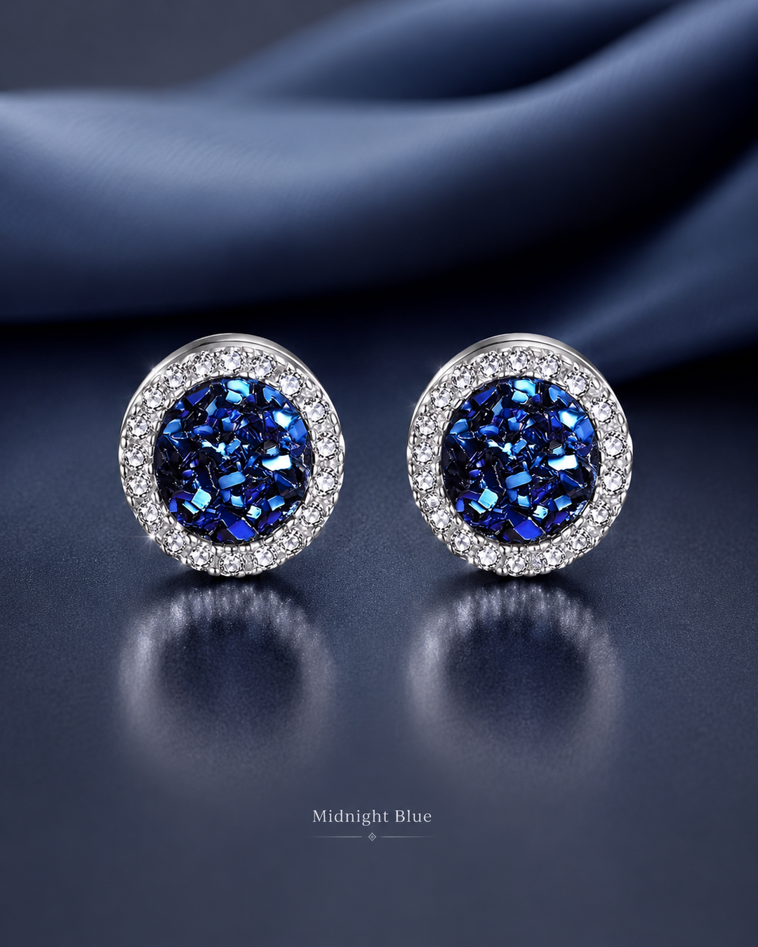Nord Crystal Halo Magnetic Earrings