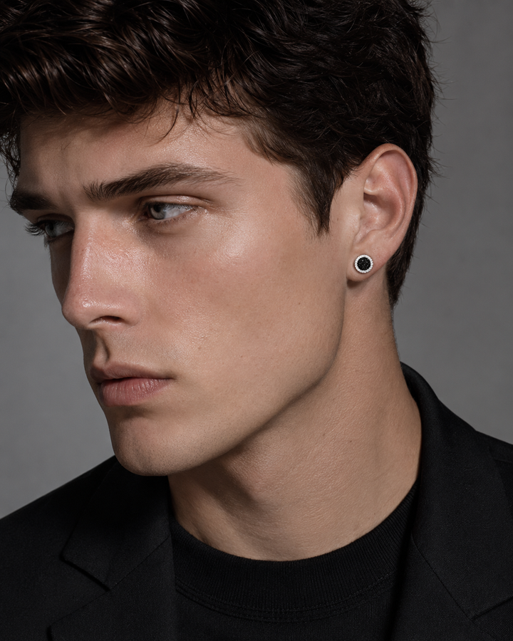 Nord Crystal Halo Magnetic Earrings