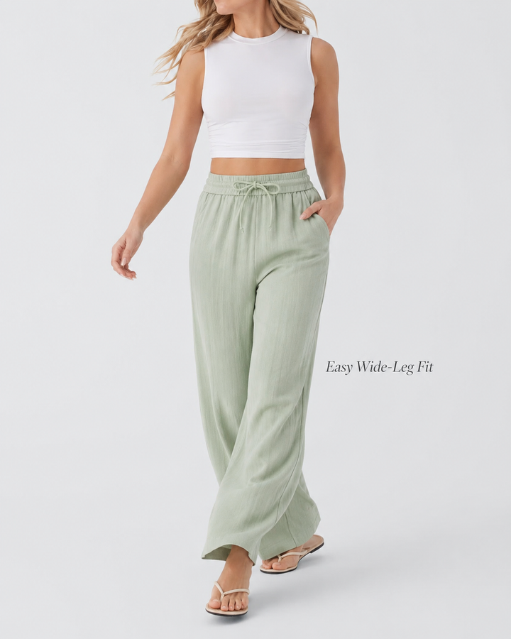 Nord Linen Wide-Leg Pant