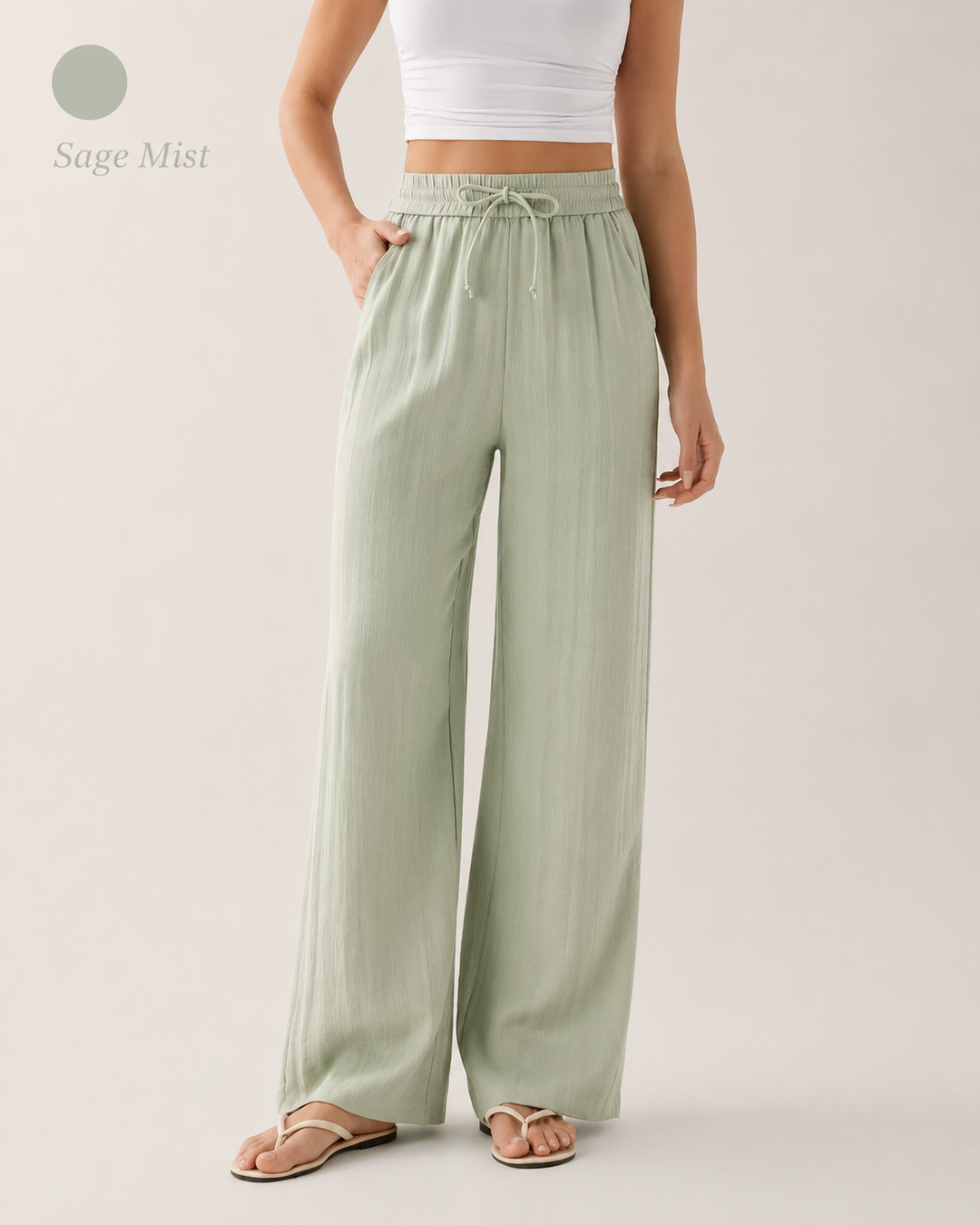 Nord Linen Wide-Leg Pant