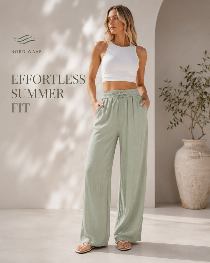 Nord Linen Wide-Leg Pant