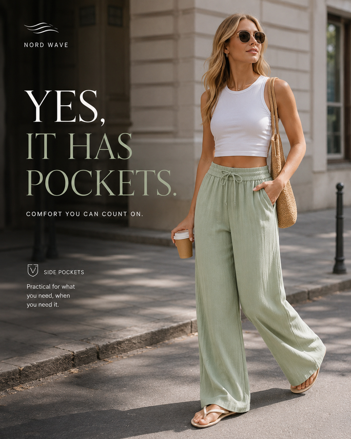 Nord Linen Wide-Leg Pant