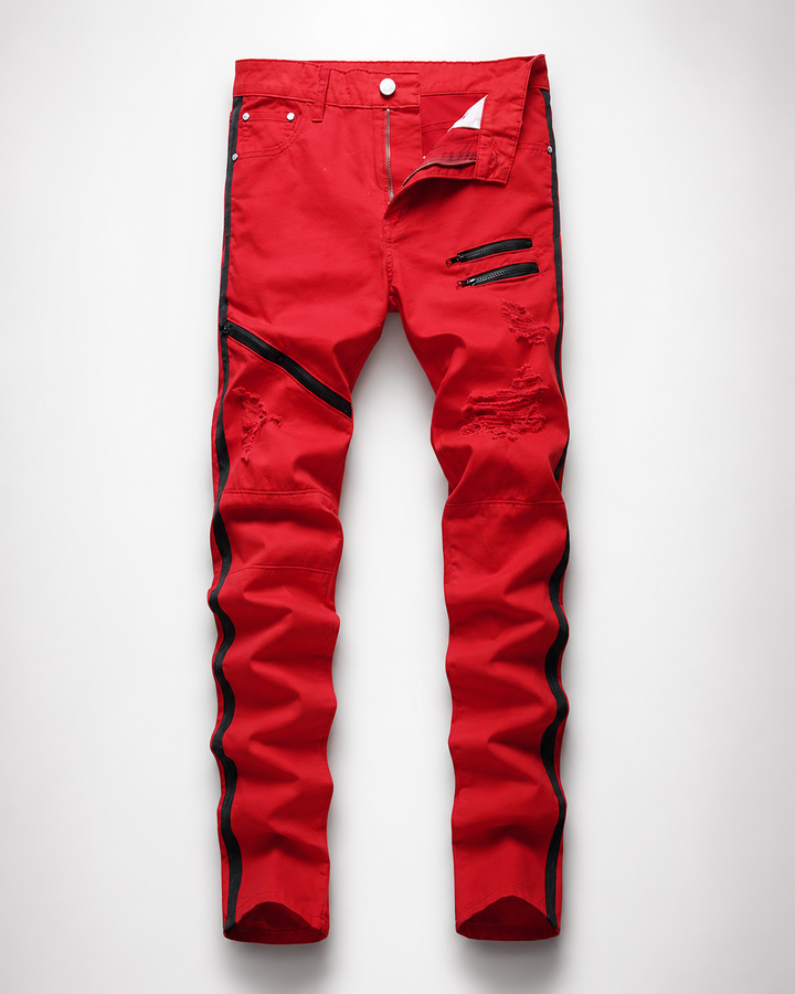 Nord Moto Stripe Jeans