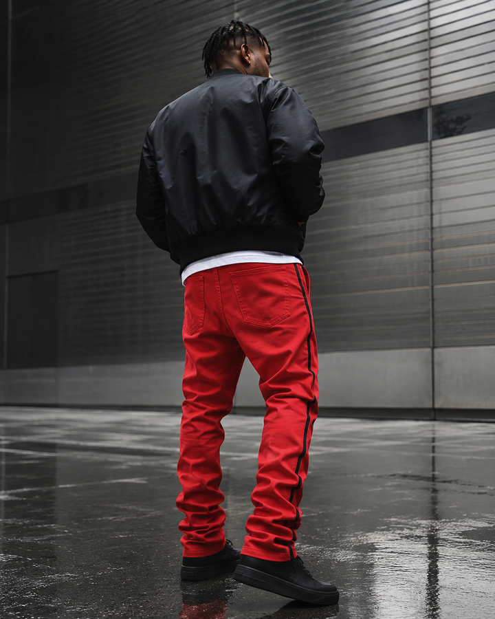 Nord Moto Stripe Jeans