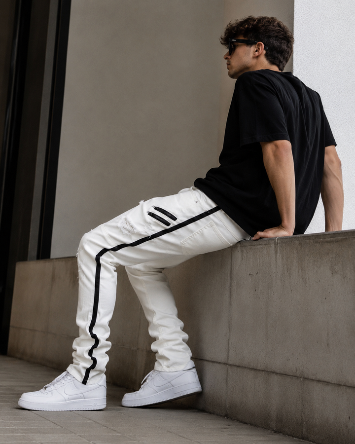 Nord Moto Stripe Jeans