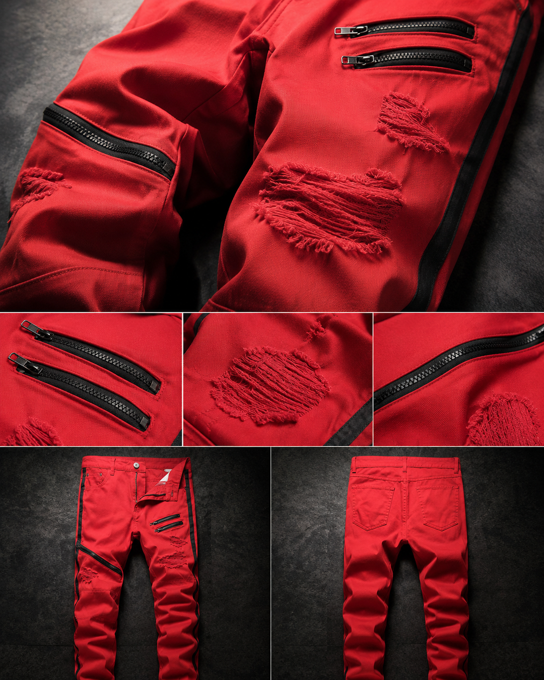 Nord Moto Stripe Jeans