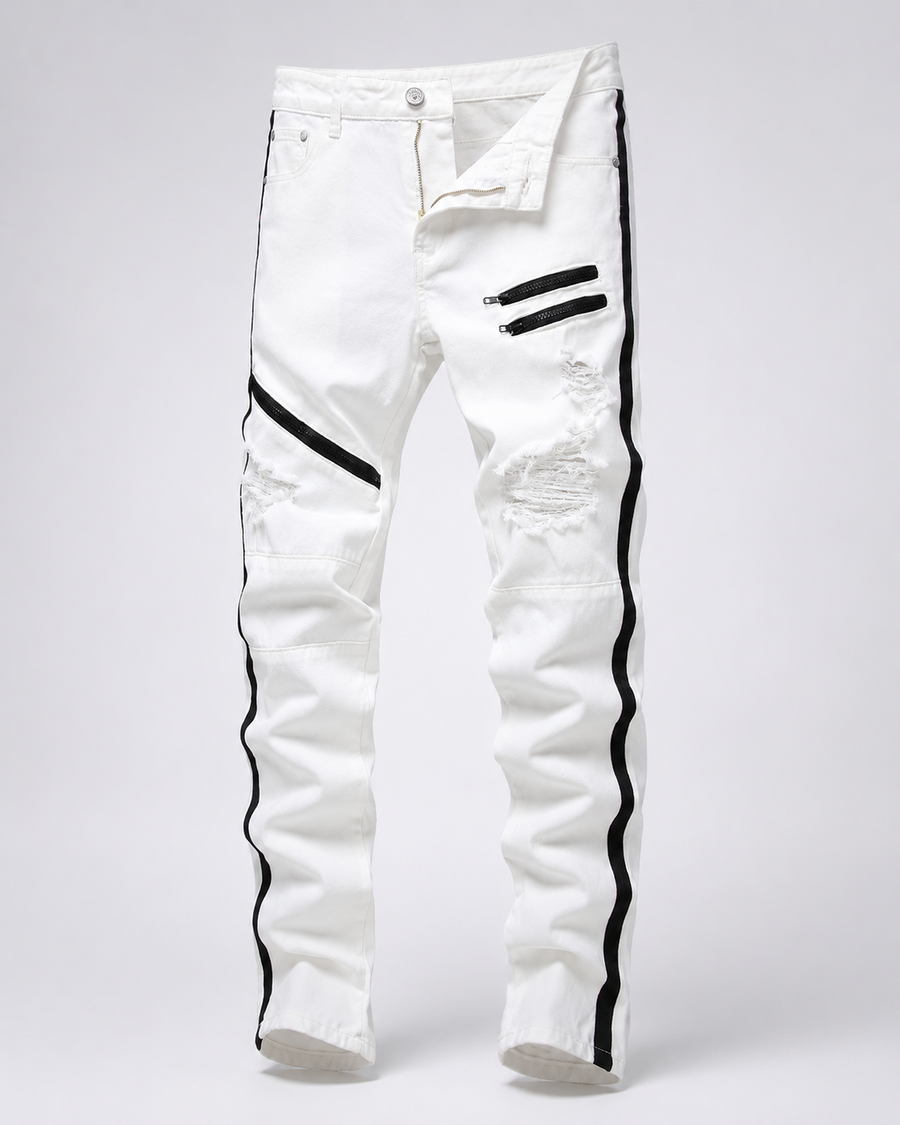 Nord Moto Stripe Jeans