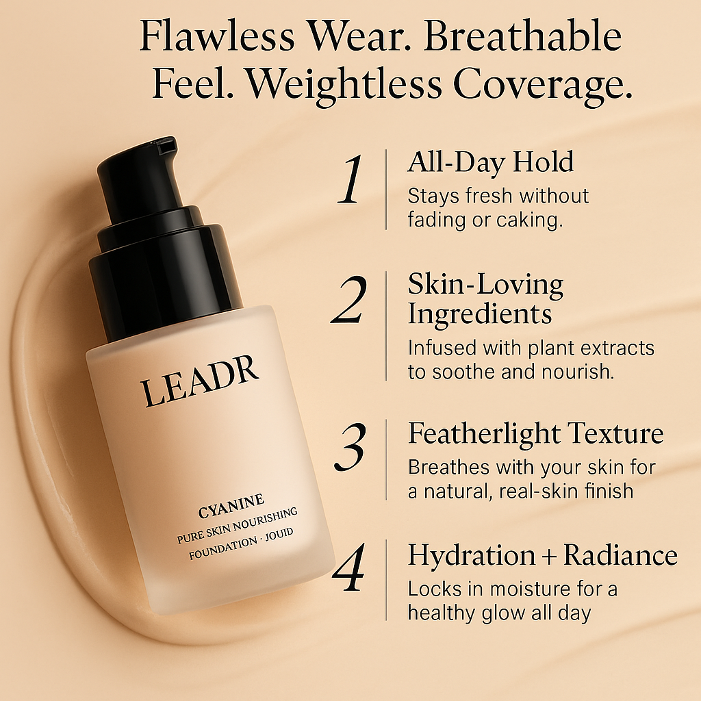 LEADR CYANI:NE — 12H Adaptive Color Nourishing Foundation