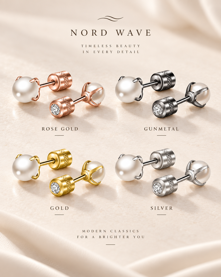 Nord Pearl Duo Studs