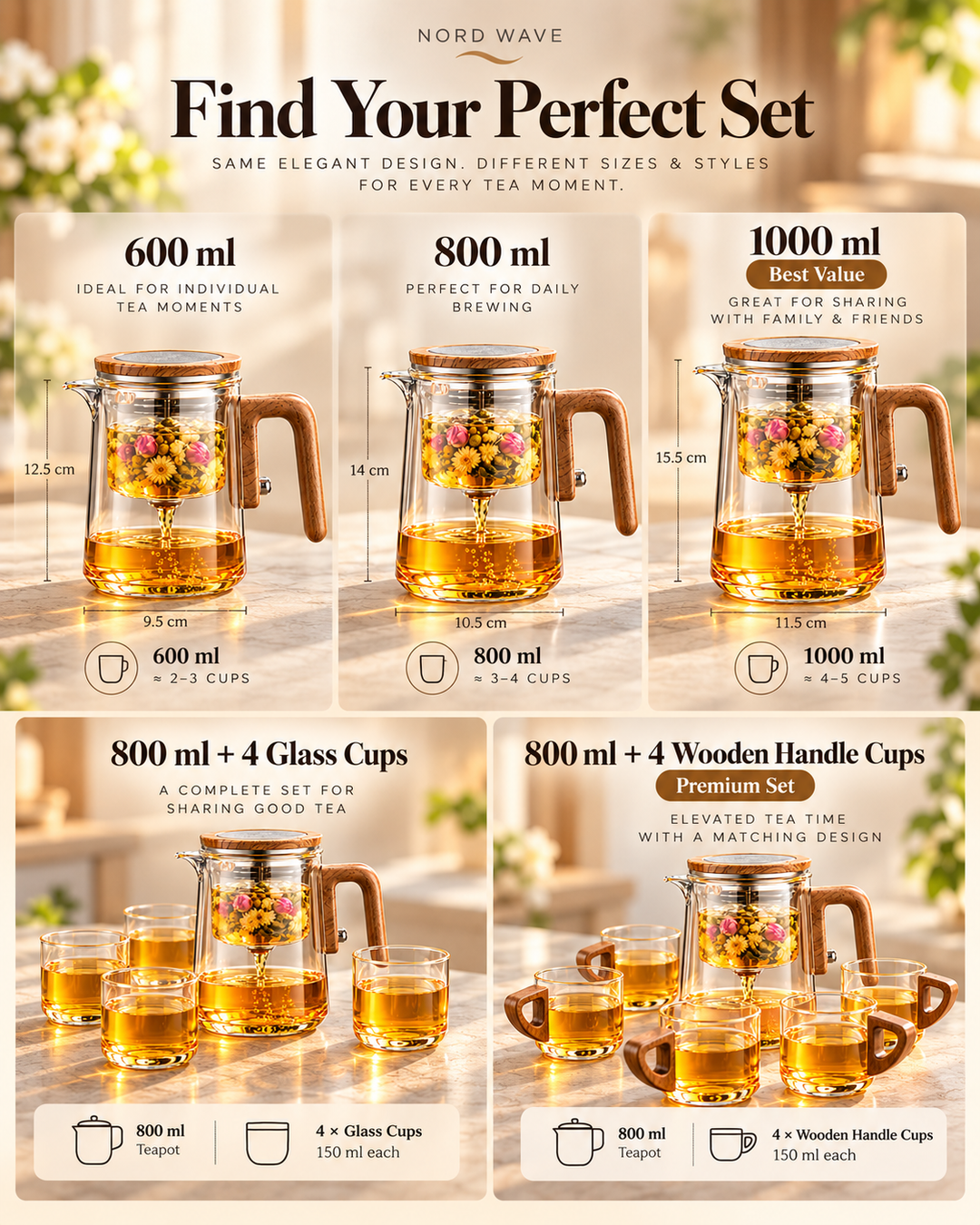 Nord Bloom Magnetic Tea Infuser