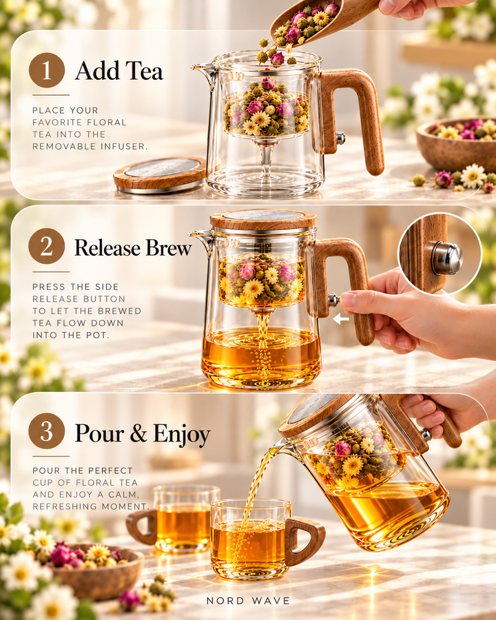 Nord Bloom Magnetic Tea Infuser