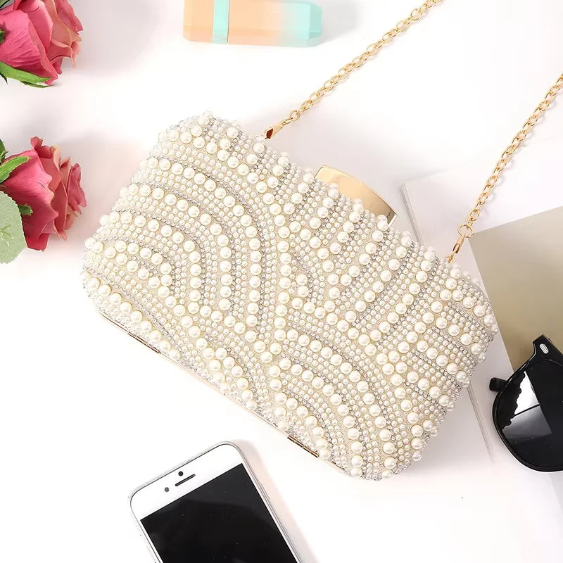 Nord Crystal Pearl Clutch
