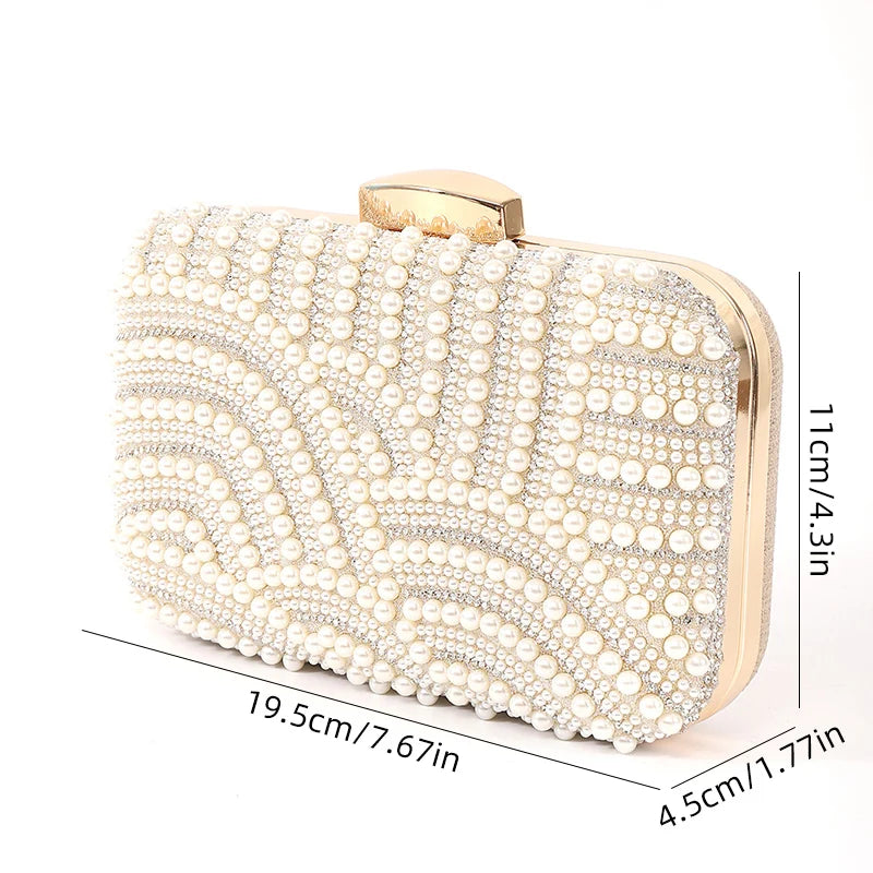 Nord Crystal Pearl Clutch