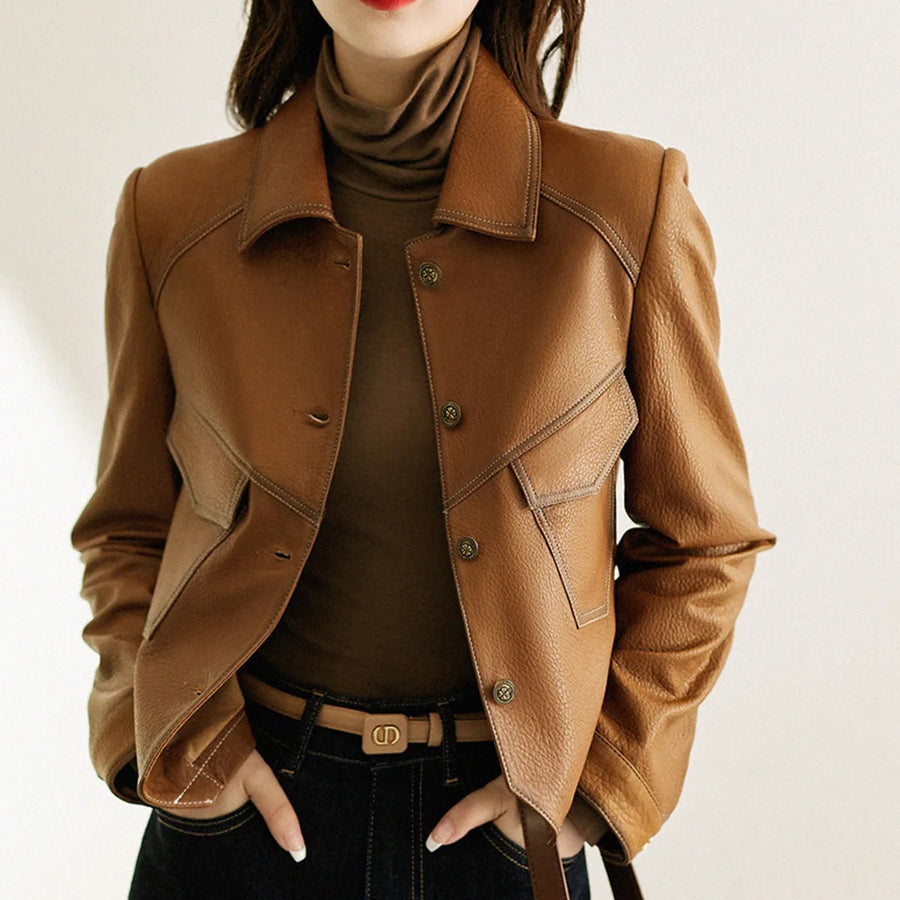 Nord Faux Leather Jacket