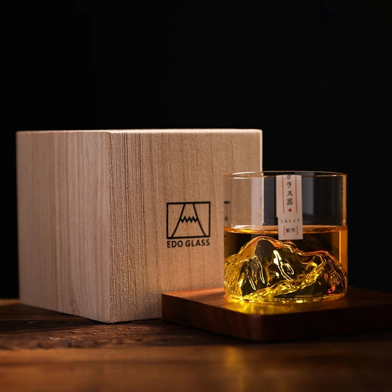 Nord Japan 3D Mountain Whiskey Glass 200 ml / 7 oz