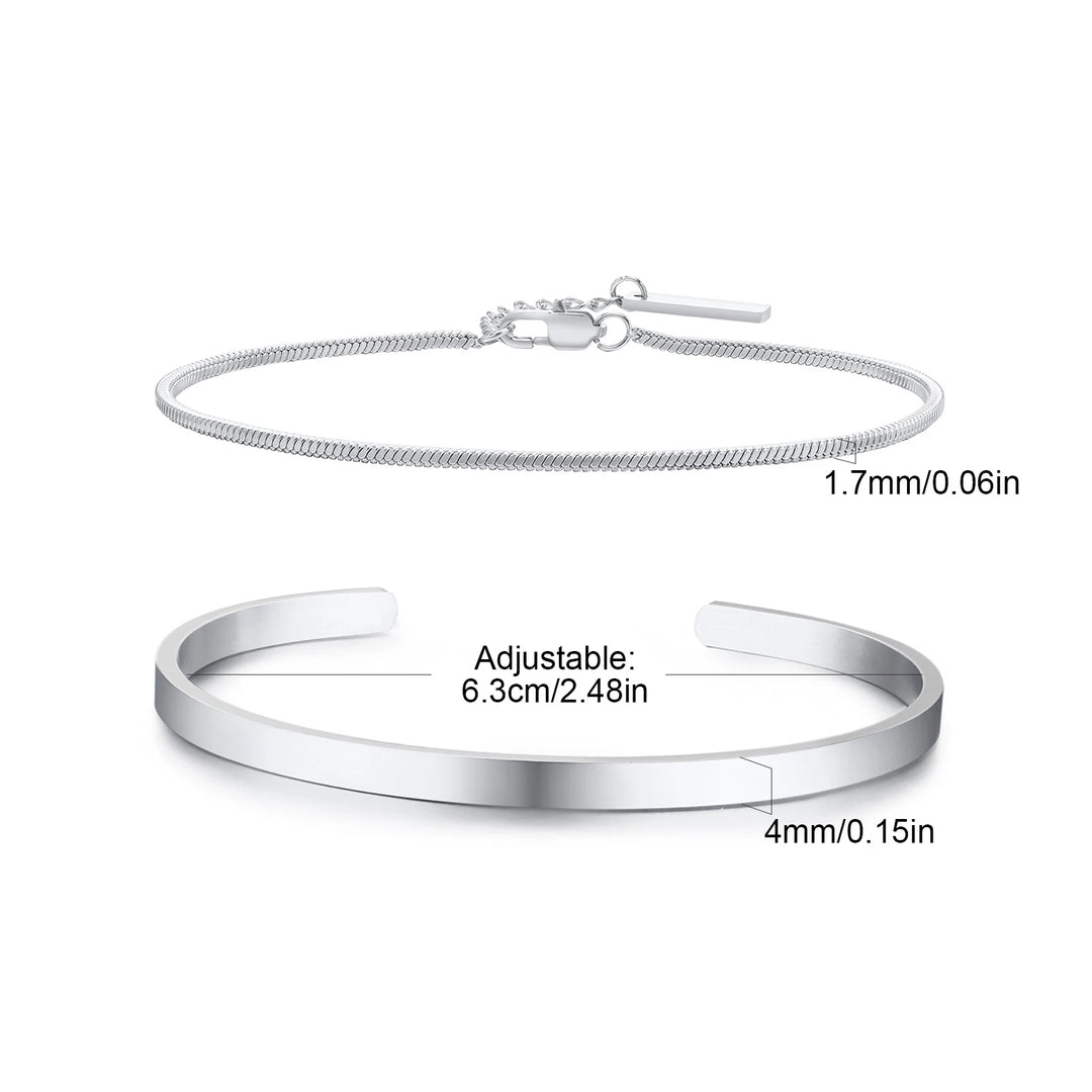 Nord Axis Dual Bracelet Set