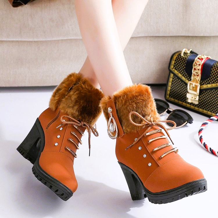 Nord Arden Faux-Fur Winter Heel Boots