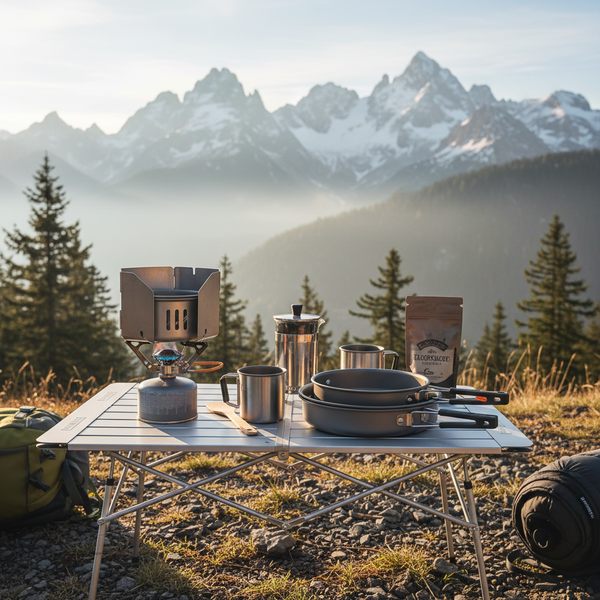 Camping stove cookware