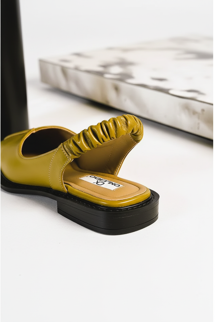 Detail slingback green