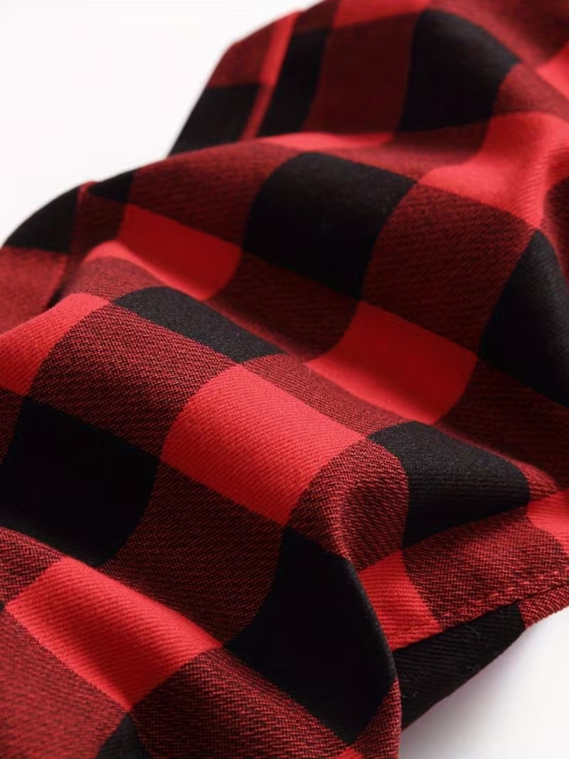 Nord Red Buffalo Plaid Jeans