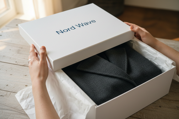 Hands Holding Open Nord Wave Box