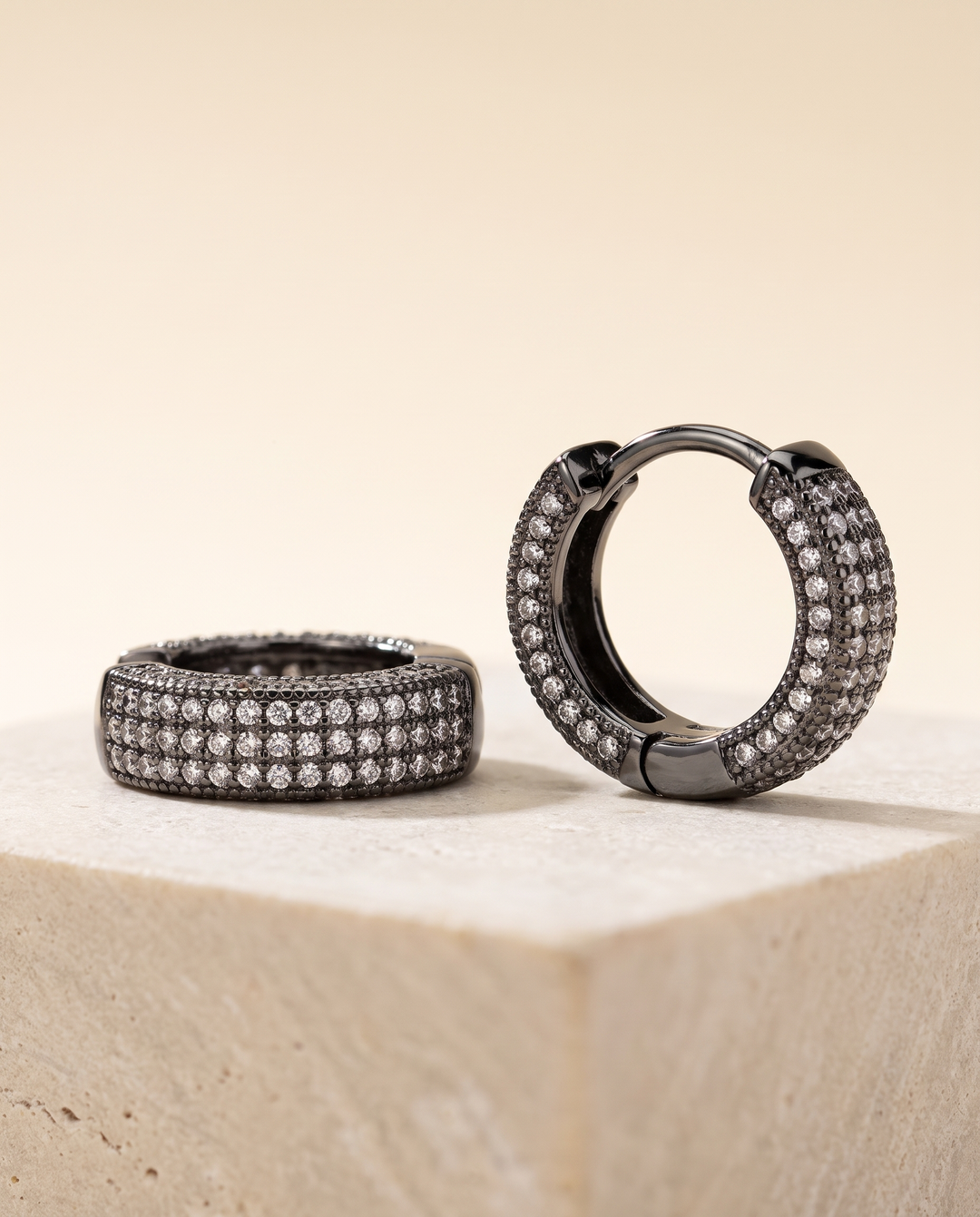 Nord Iced Hoop Earrings