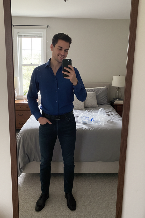 Mirror Selfie Jeans Shirt