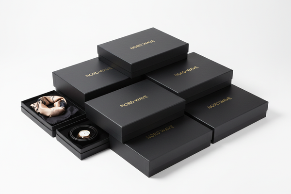 Nord Wave Black Box Packaging