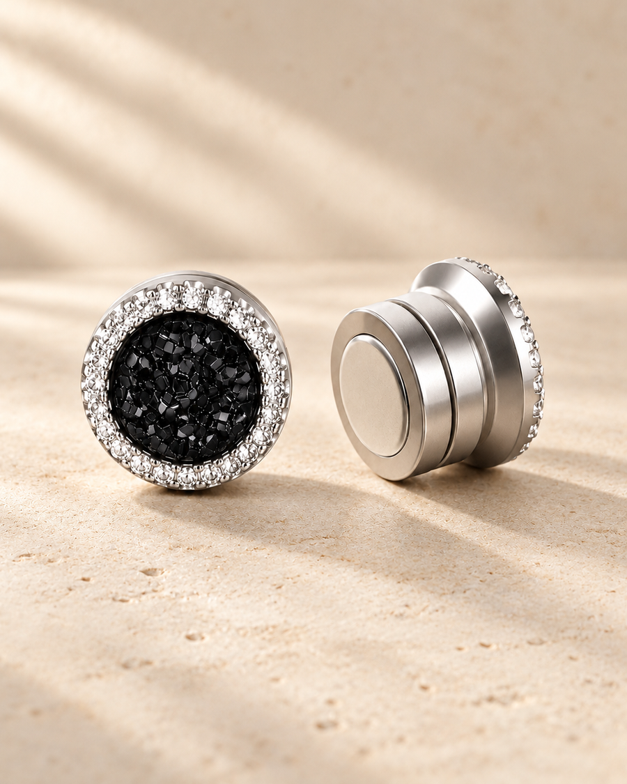 Nord Crystal Halo Magnetic Earrings