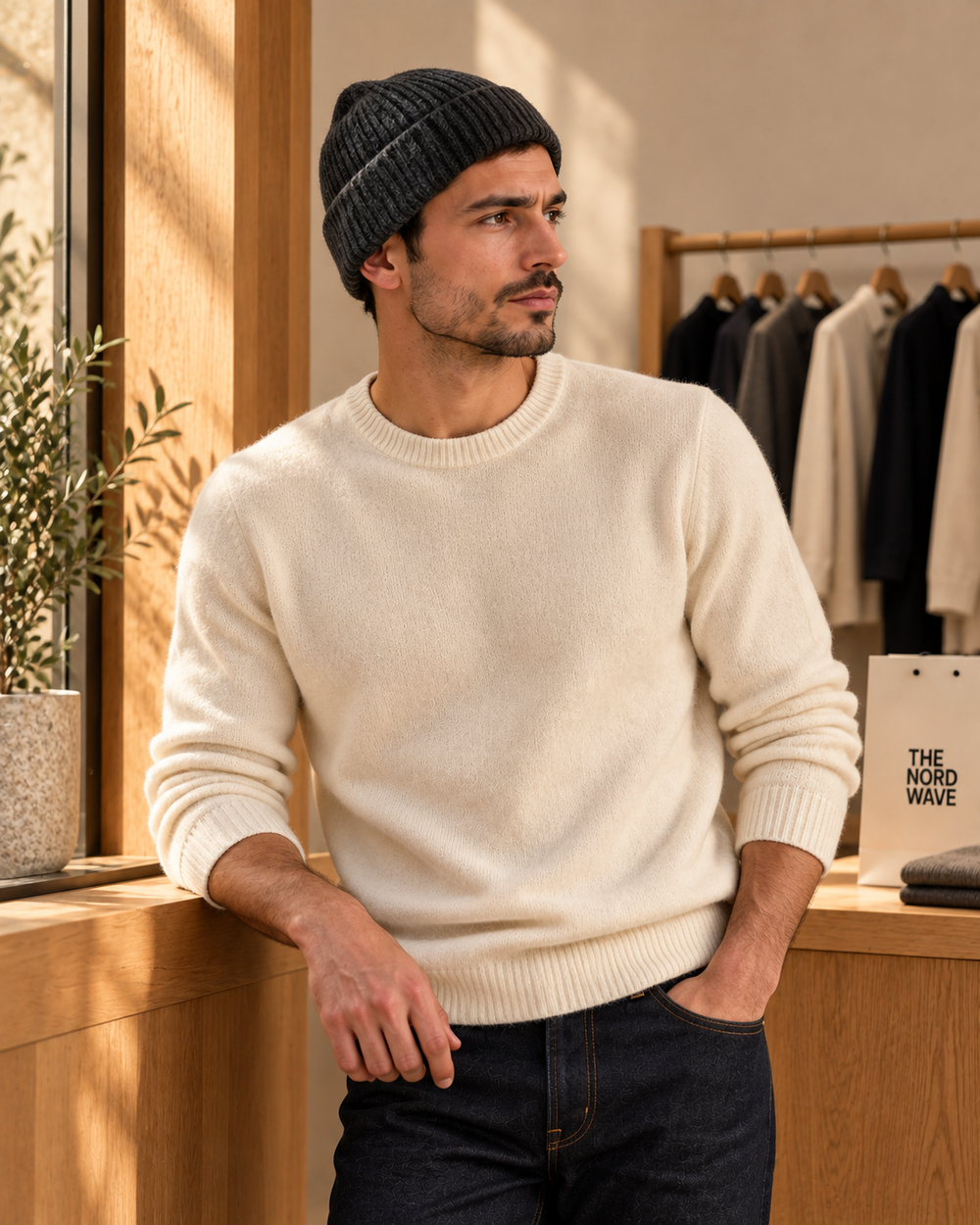 The Nord Wave editorial concept: Hats & Caps · look 3